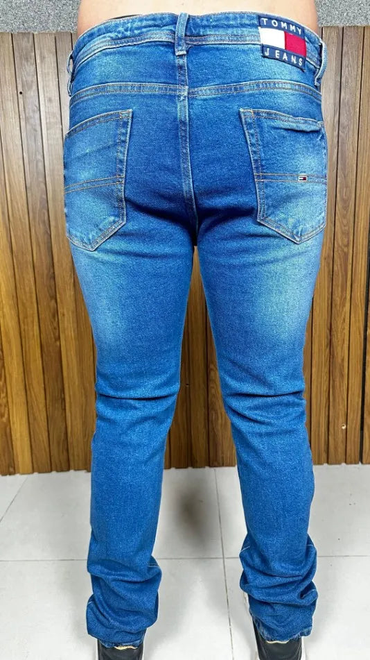 Calça Jeans Masculina Skinny Premium Algodão com Elastano