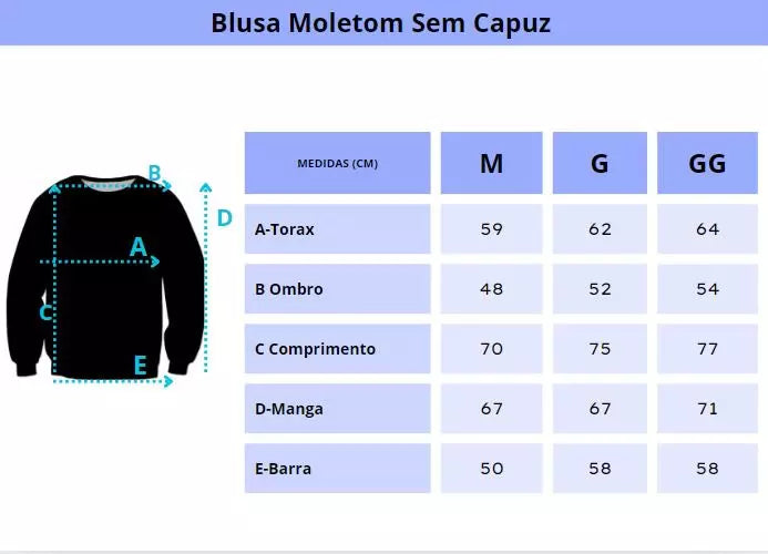 Blusa Moletom LCT Monocromático Cinza em Algodão e Poliéster