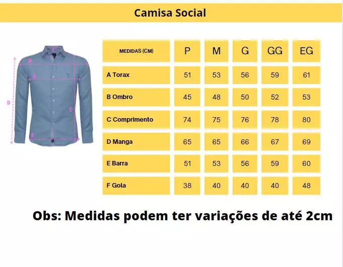 Camisa PRL Masculina Regular Fit Algodão Quadriculada Salmão
