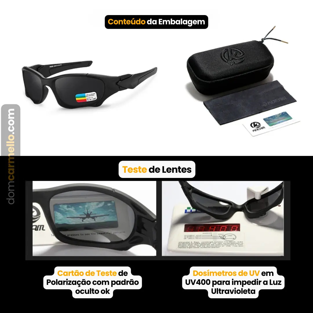 Óculos de Sol Masculino KDEAM Sports Ultra