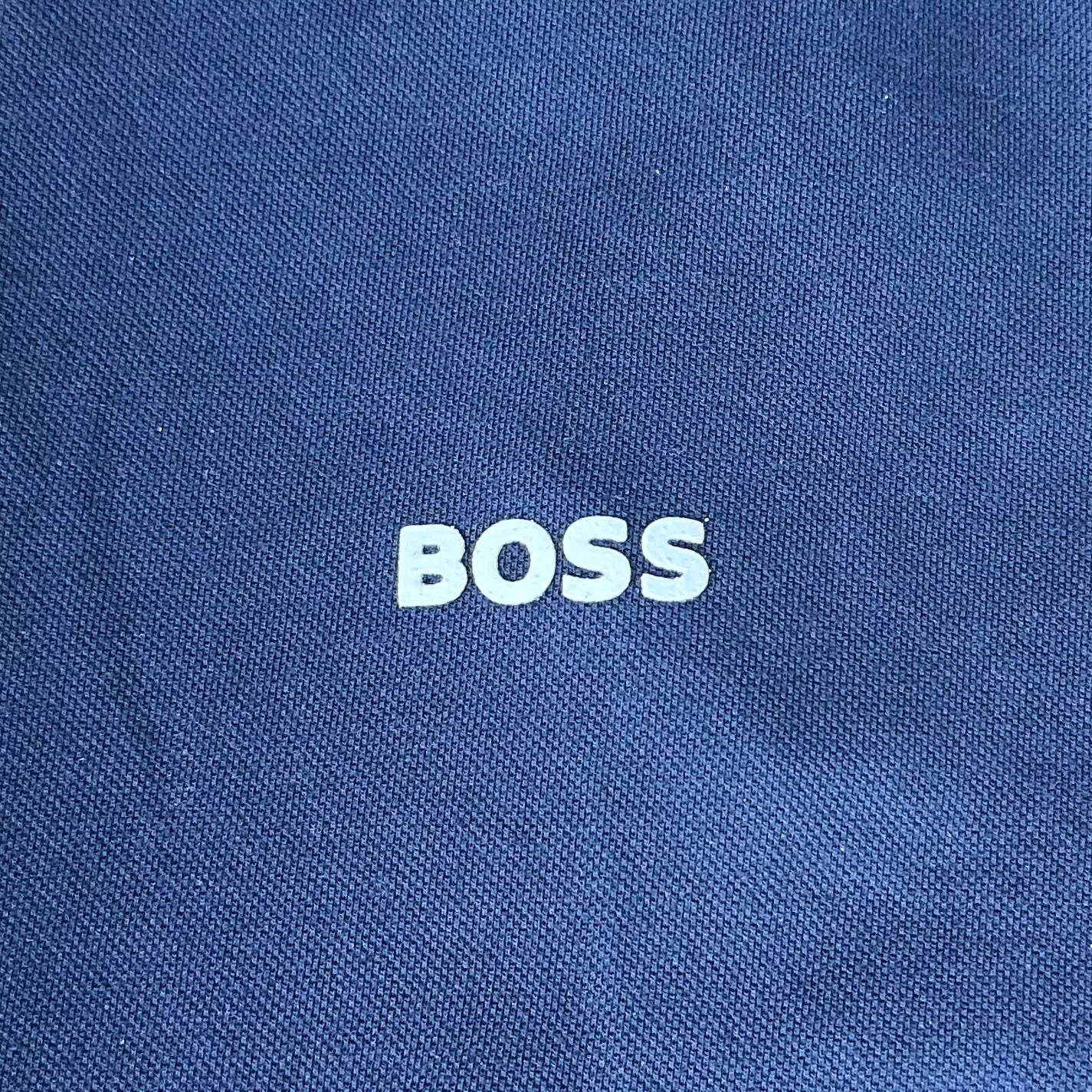 Camisa Polo HB Masculina Custom Fit Cor Azul