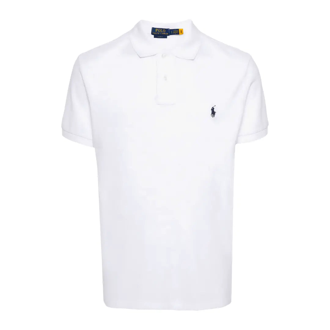 Camisa Polo R.L Masculina Custom Fit Cor Branca