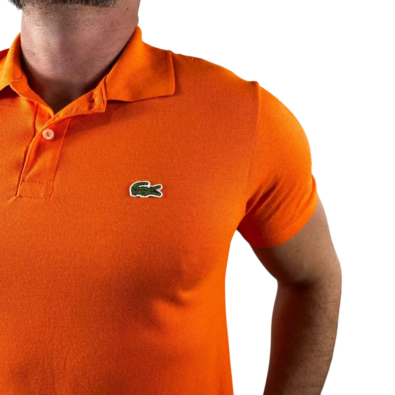 Camisa Polo LCT Masculina Regular Fit Cor Laranja