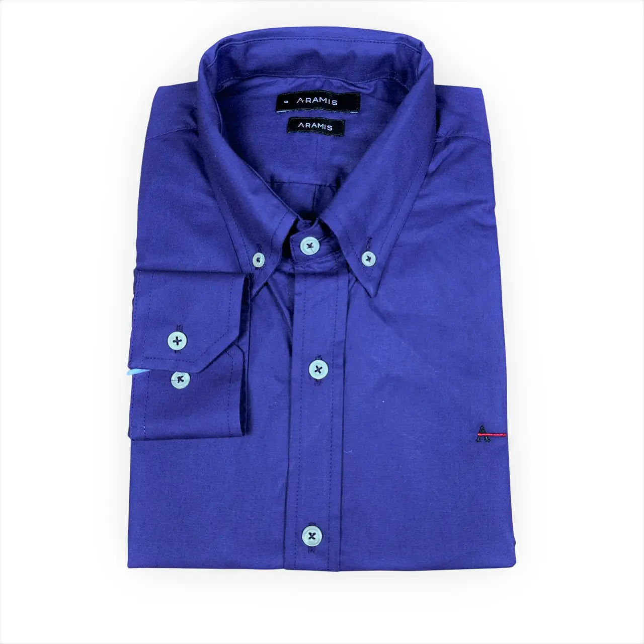 Camisa Aramis Custom Fit Tricoline Cor Roxo