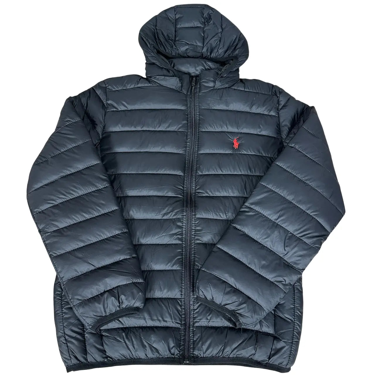 Jaqueta Polo RL Monocromático Preto com Zíper