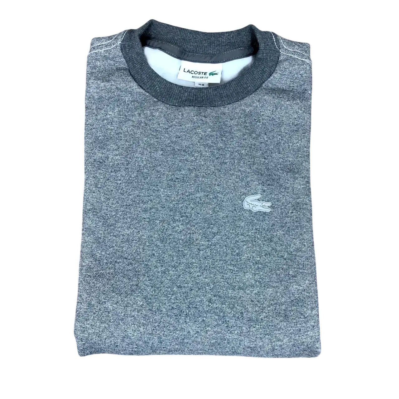 Blusa Moletom LCT Monocromático Cinza em Algodão e Poliéster