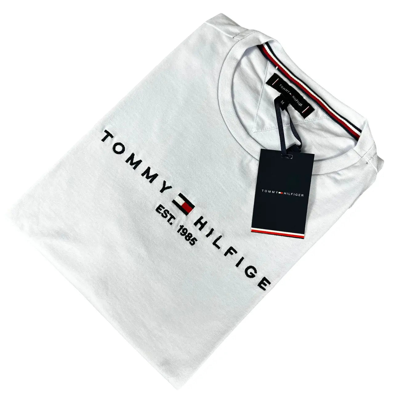 Camiseta Masculina Manga Curta Cor Branca em Seda Pima