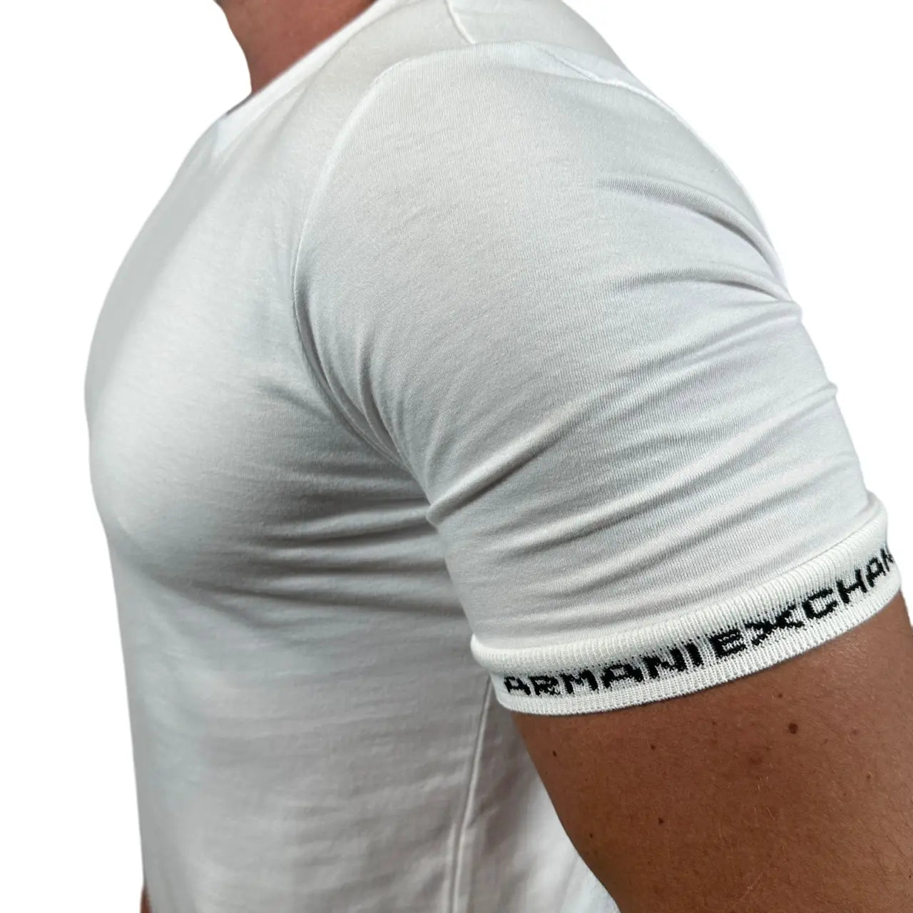 Camiseta EA Masculina Manga Curta Cor Branca
