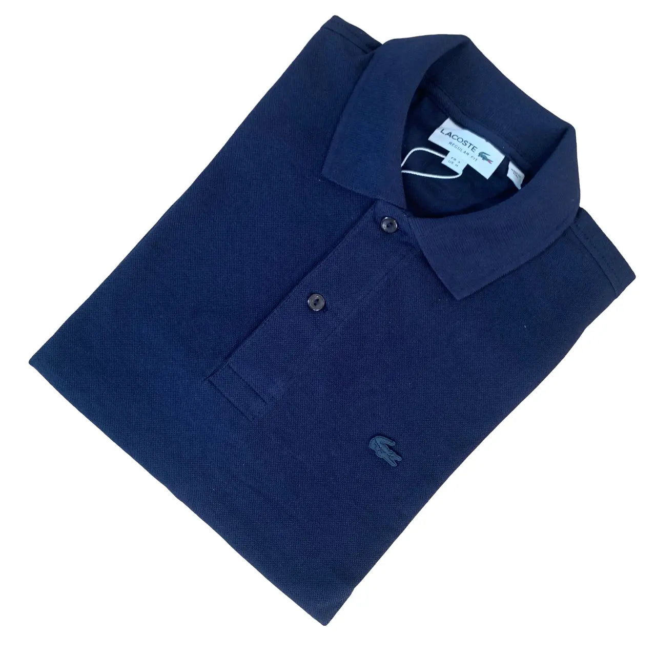 Camisa Polo LCT Masculina Custom Fit Cor Azul