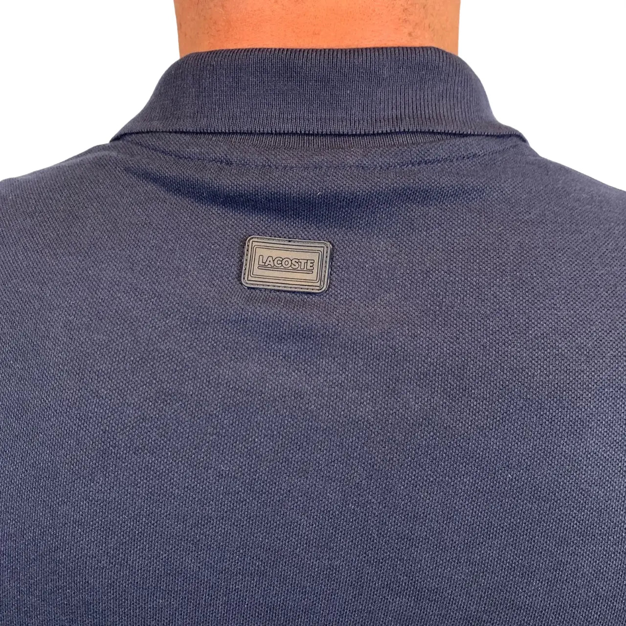 Camisa Polo LCT Masculina Custom Fit Cor Azul
