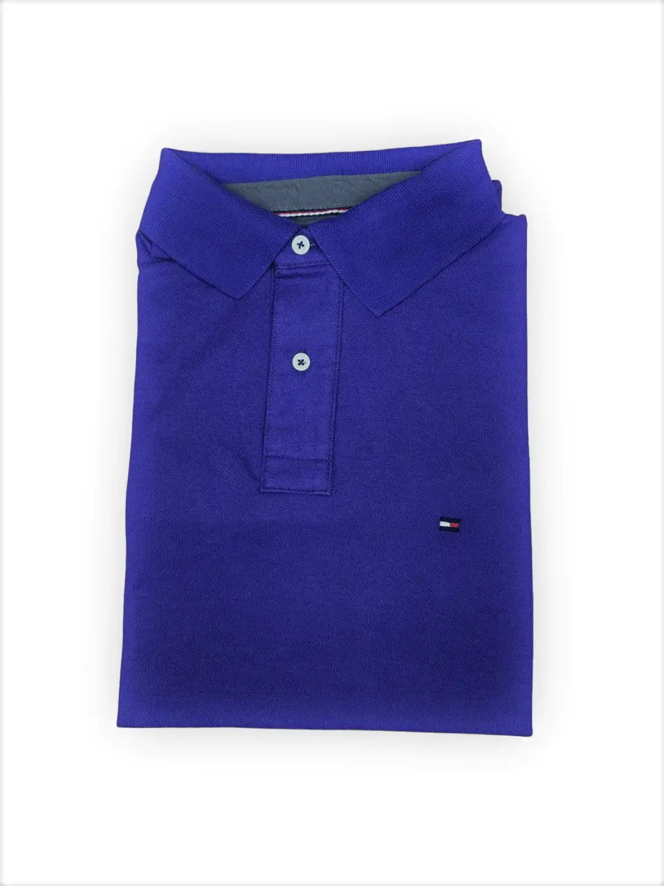 Camisa Polo T. Hilfiger Custom Fit Cor Roxa
