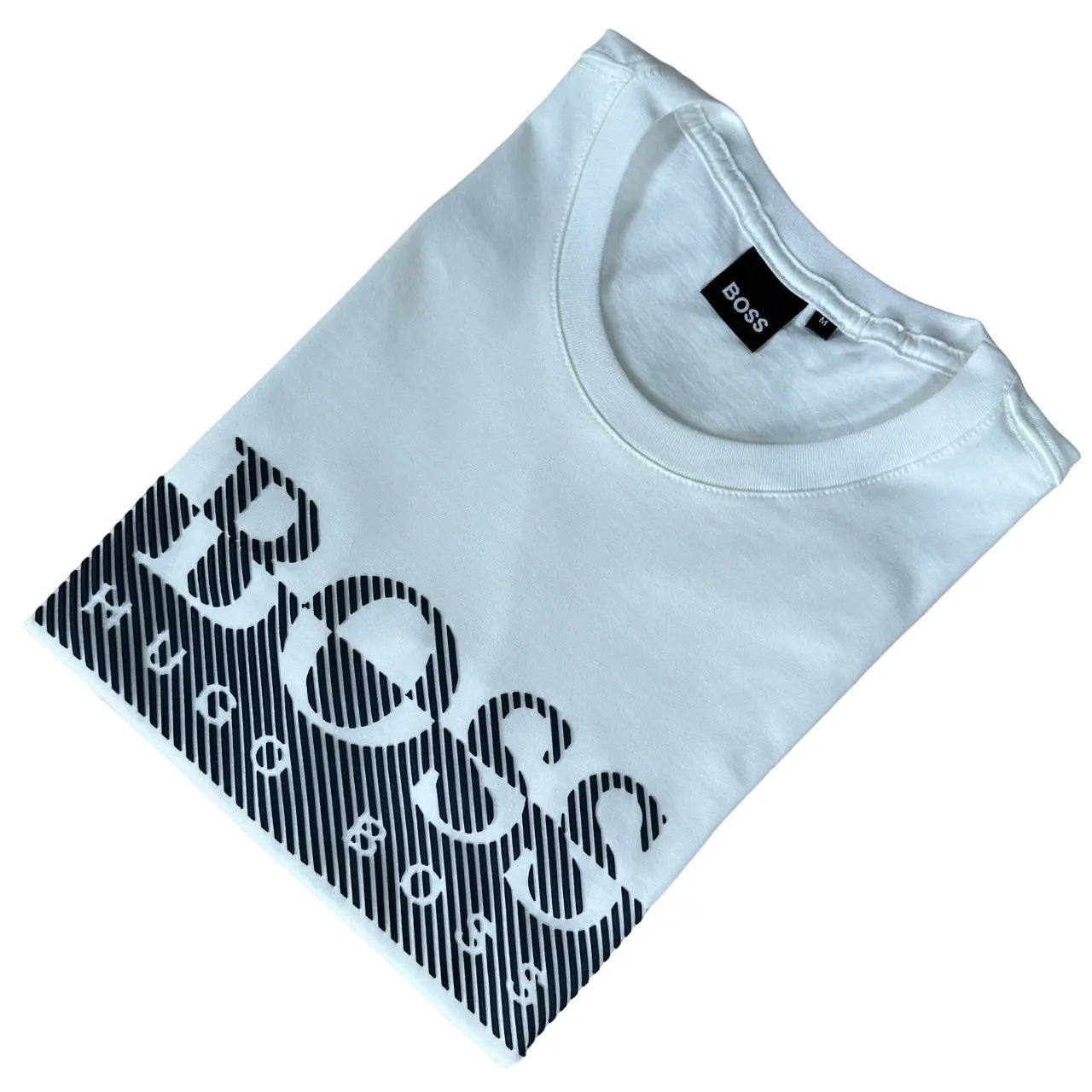 Camiseta Boss Masculina Manga Curta Cor Branca