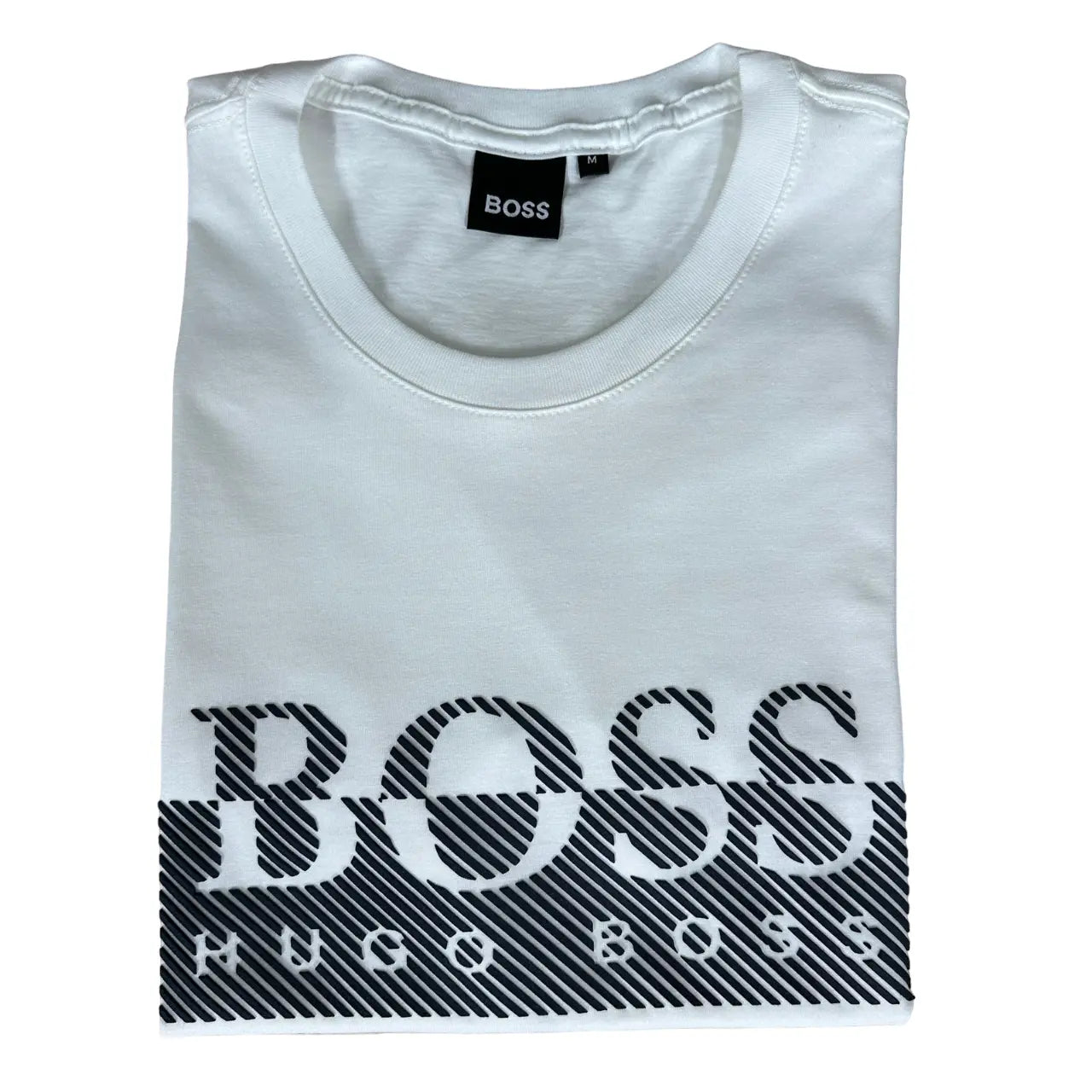 Camiseta Boss Masculina Manga Curta Cor Branca