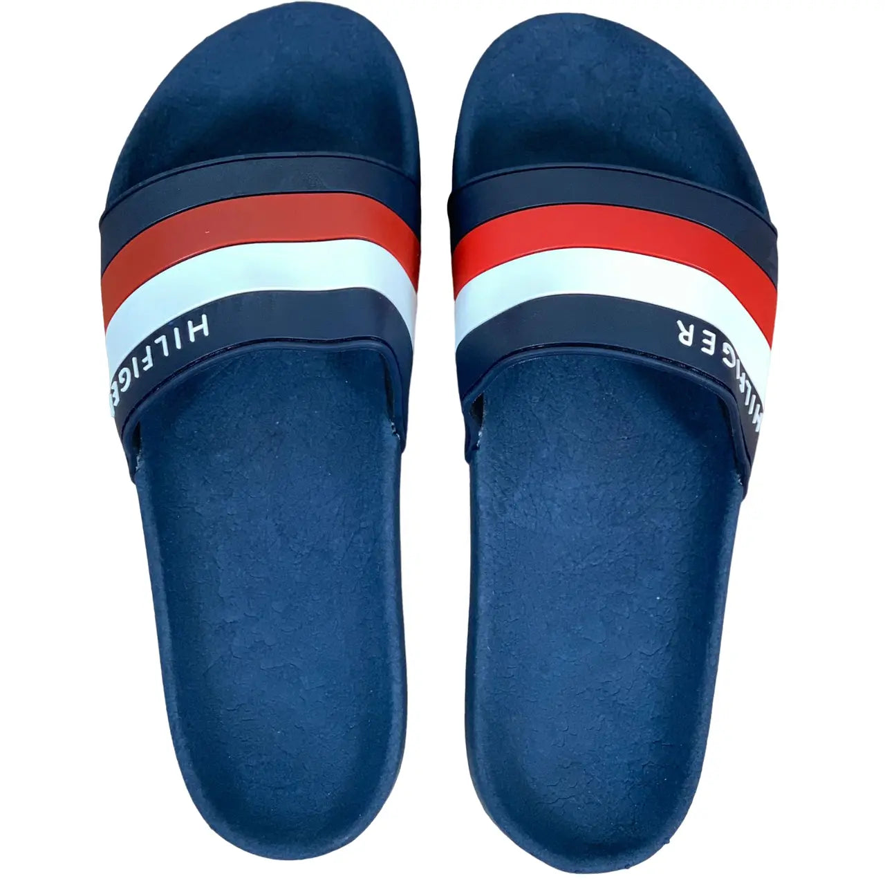Chinelo Slide T. Hilfiger Azul Marinho