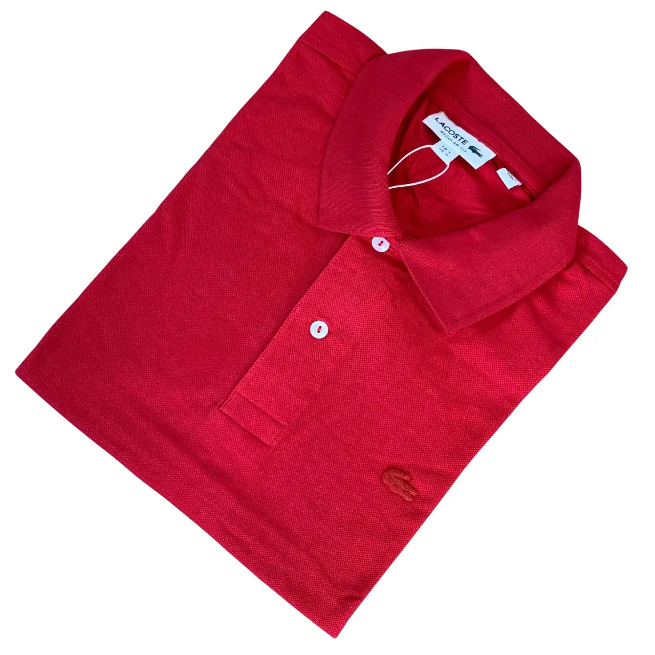 Camisa Polo LCT Masculina Regular Fit Cor Vermelha