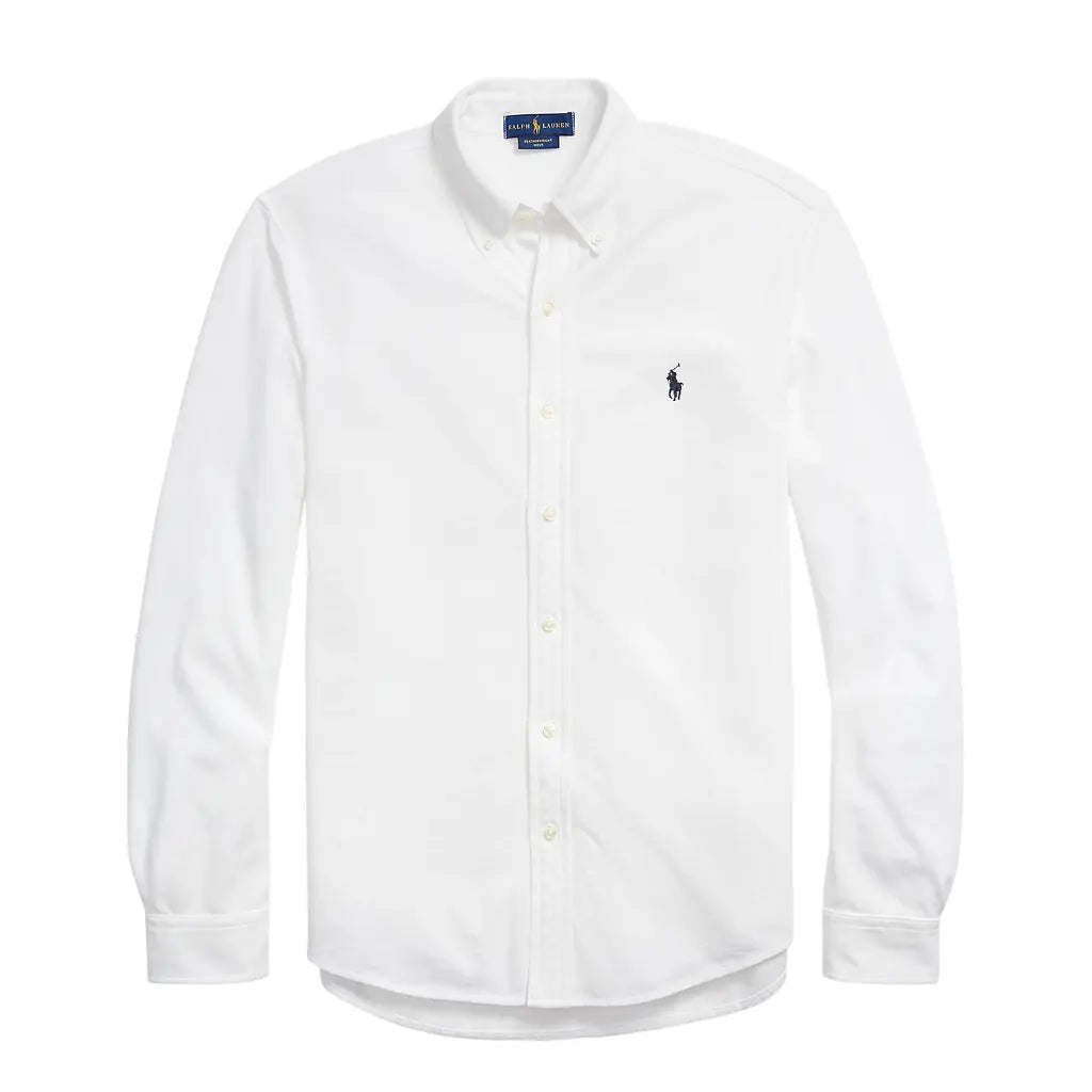 Camisa PRL Masculina Regular Fit Algodão Branca