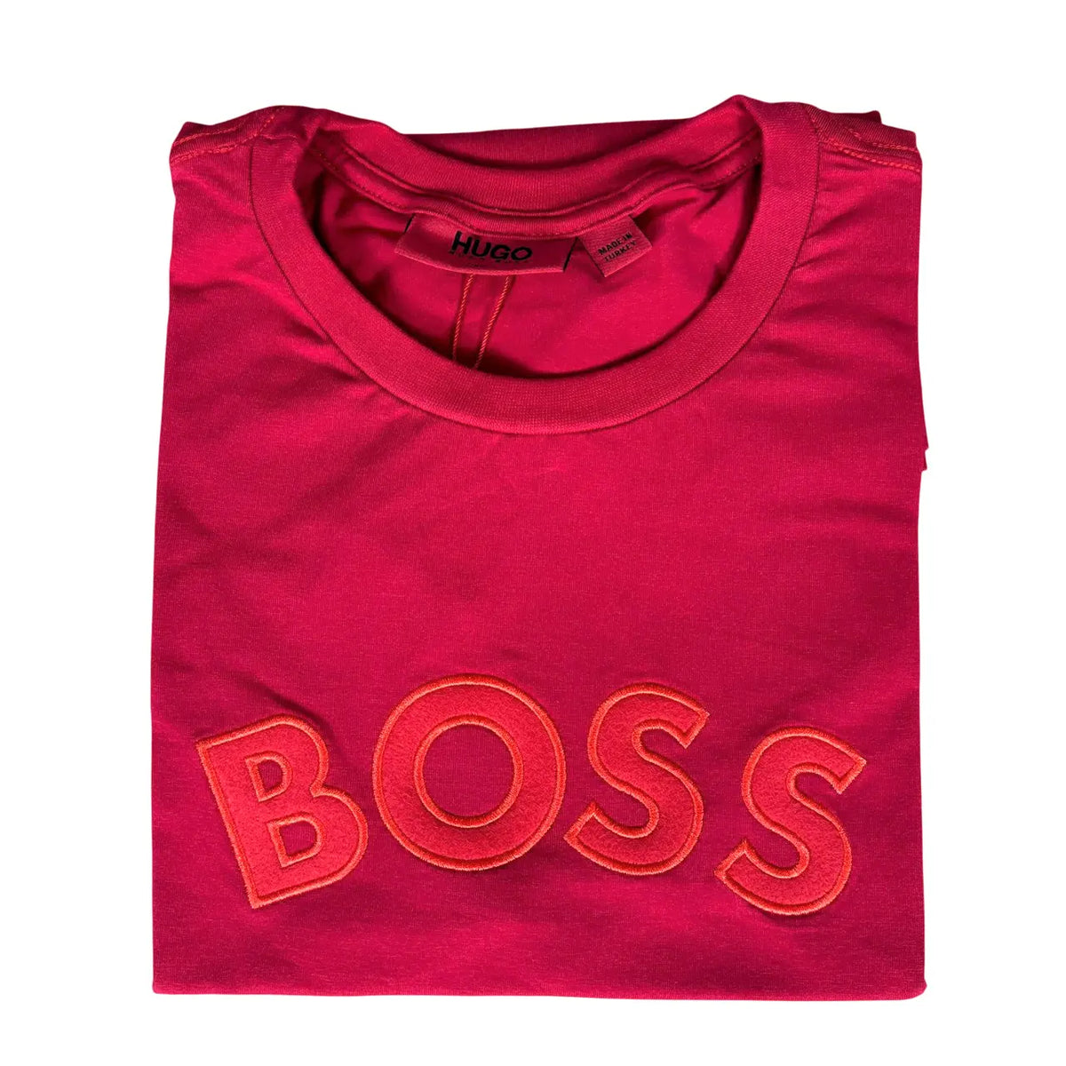 Camiseta Masculina Manga Curta Cor Vermelha