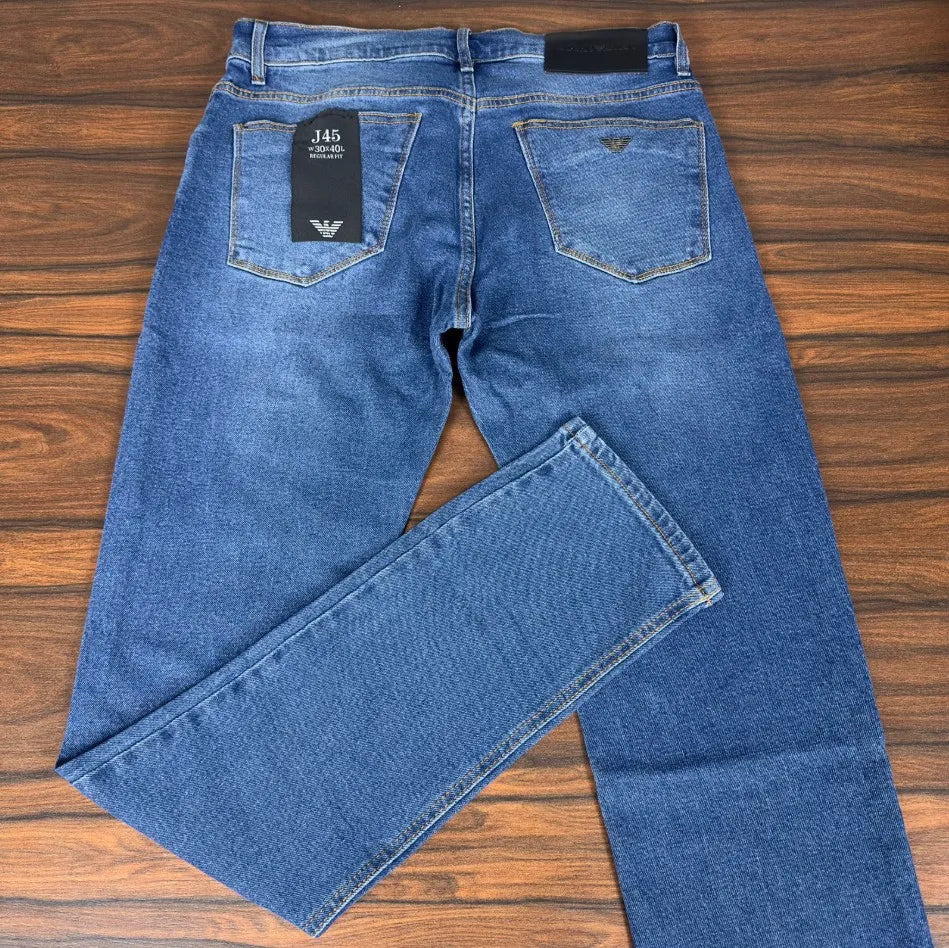 Calça Jeans Masculina Skinny EA Premium Algodão com Elastano