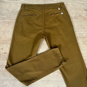 Calça Sarja Masculina Ralph Alfaiataria Premium com Elástano Cor Caramelo