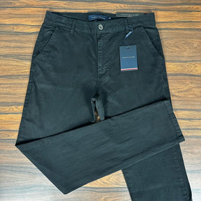 Calça Sarja Masculina Ralph Alfaiataria Premium com Elástano Cor Preta
