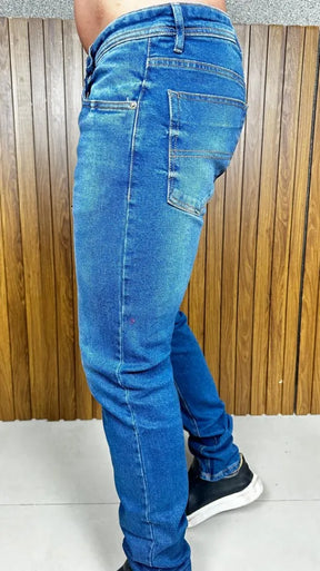 Calça Jeans Masculina Skinny Premium Algodão com Elastano