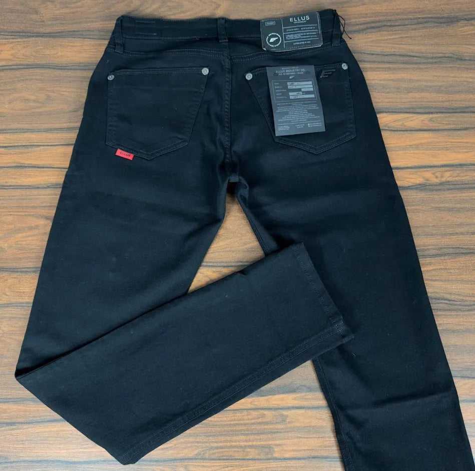 Calça Jeans Masculina Skinny Ellus Premium Algodão com Elastano Cor Preta