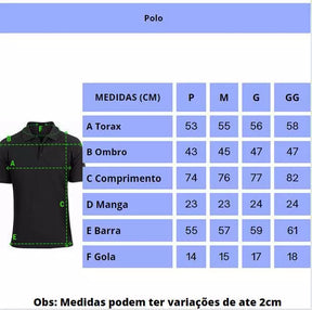 Camisa Polo HB Masculina Custom Fit Cor Branca