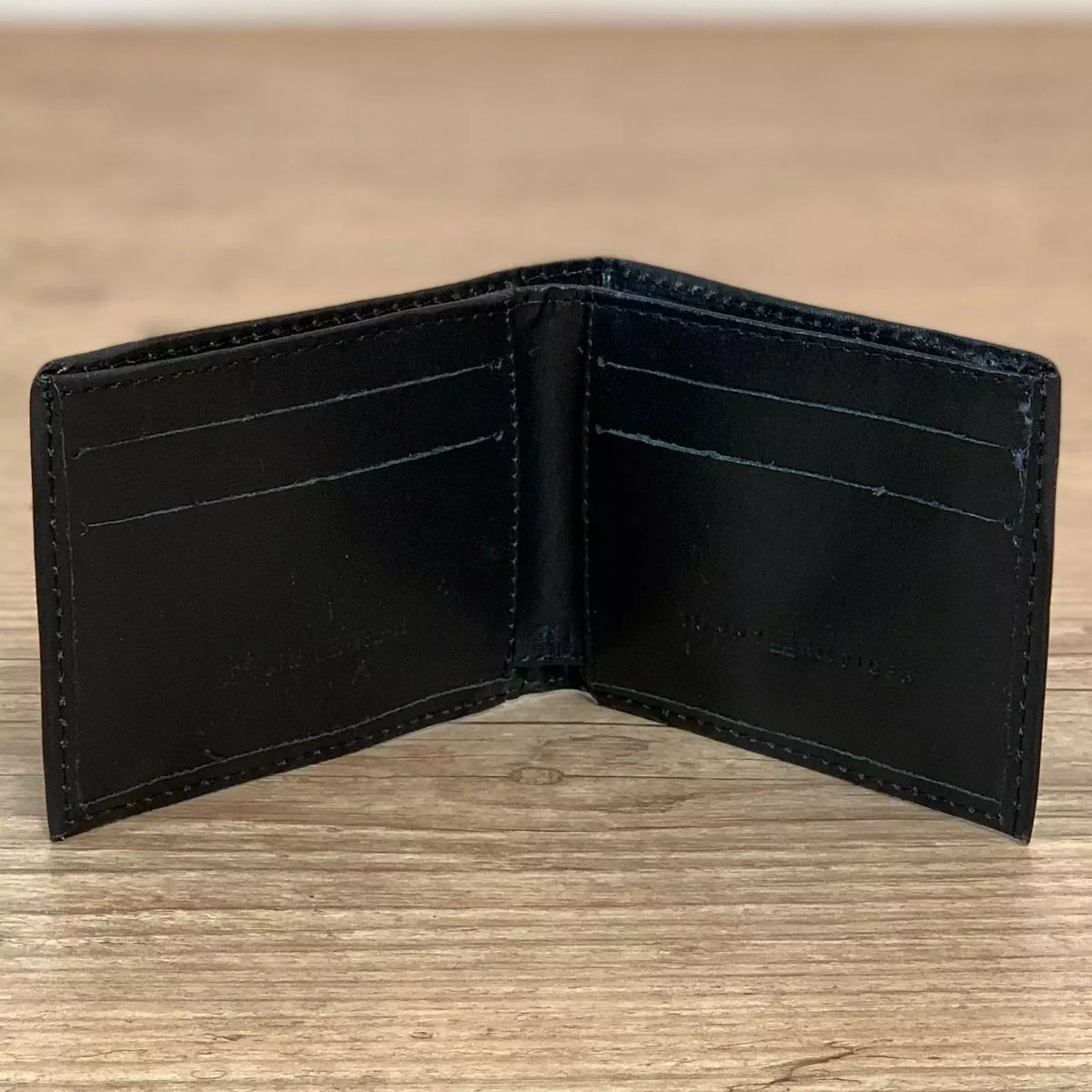 Carteira Tommy Masculina Couro Mini CC Wallet Preta