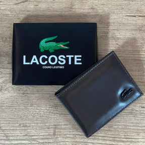 Carteira Lct Masculina Couro Wallet Marrom