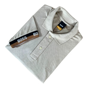 Camisa Polo HB Masculina Custom Fit Cor Branca