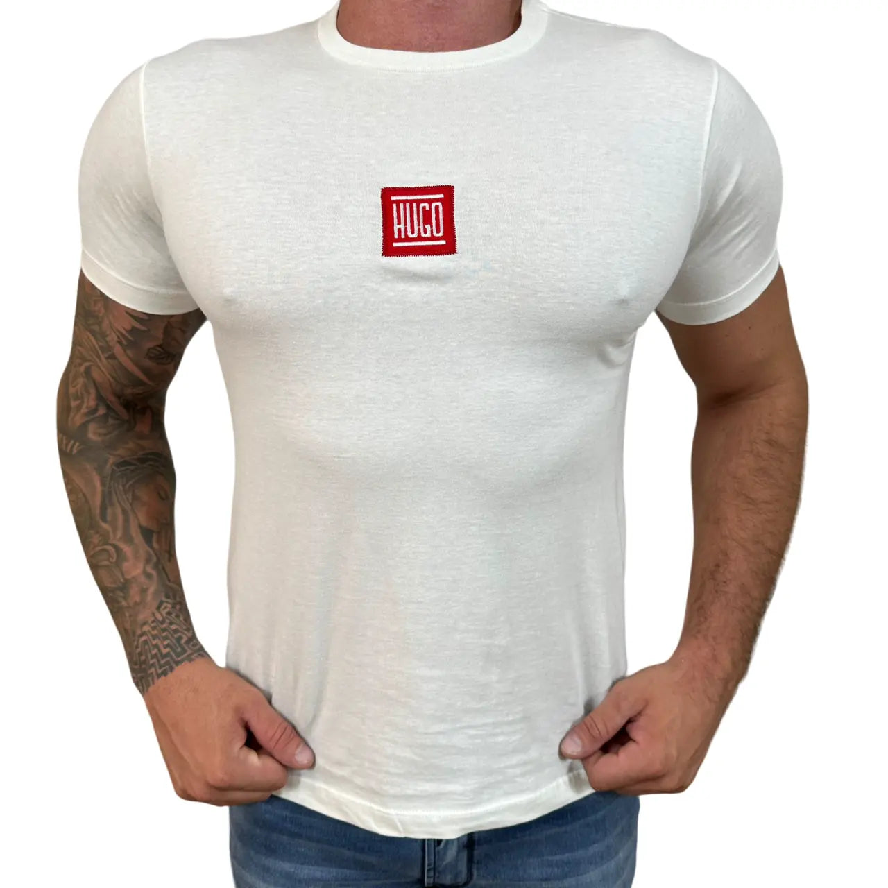 Camiseta HB Masculina Manga Curta Cor Branca