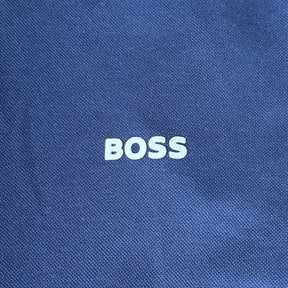 Camisa Polo HB Masculina Custom Fit Cor Azul