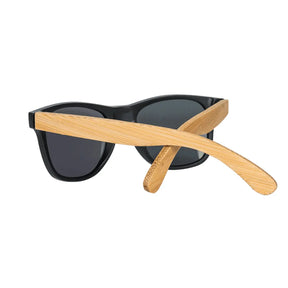 Óculos de Sol Masculino em Bambu Natural Bobo Bird CG004 Resina Dupla