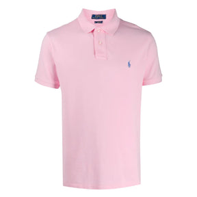 Camisa Polo R.L Masculina Custom Fit Cor Rosa