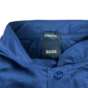 Camisa Polo HB Masculina Custom Fit Cor Azul