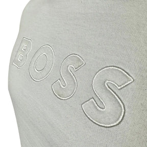 Blusa Moletom Boss Monocromático Branco em Algodão e Poliéster