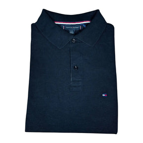 Camisa Polo Masculina Custom Fit T. Hilfiger Cor Preta