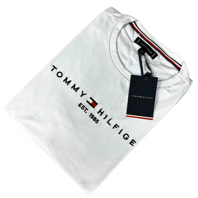 Camiseta Masculina Manga Curta Cor Branca em Seda Pima