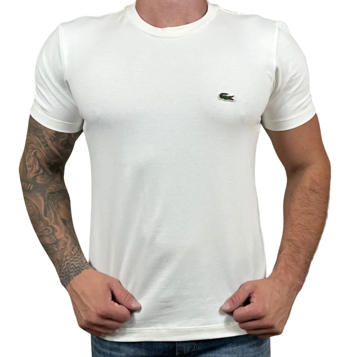 Camiseta LCT Masculina Manga Curta Cor Branca
