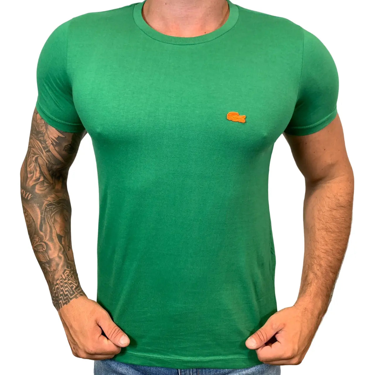 Camiseta LCT Masculina Manga Curta Cor Verde
