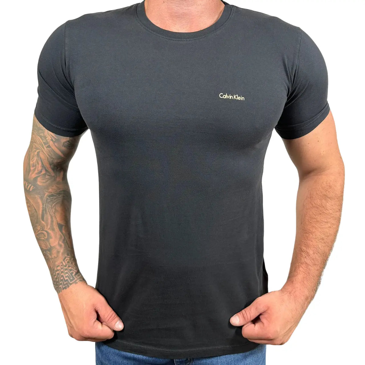 Camiseta CK Masculina Cor Preta