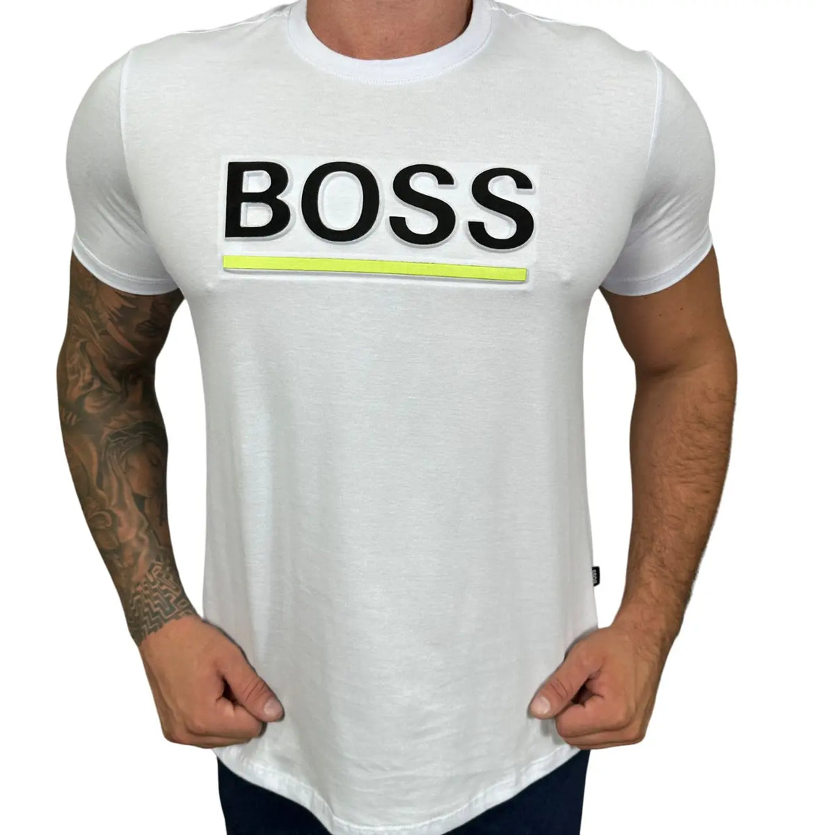 Camiseta HB Masculina Manga Curta Cor Branca