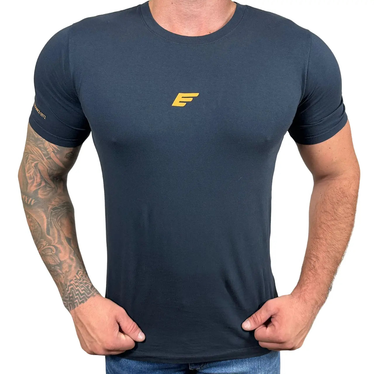 Camiseta Ellus Masculina Cor Azul
