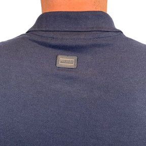 Camisa Polo LCT Masculina Custom Fit Cor Azul