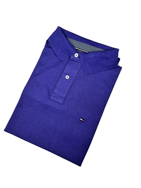 Camisa Polo T. Hilfiger Custom Fit Cor Roxa