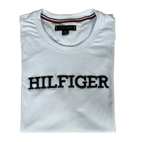Camiseta T. Hilfiger Masculina Manga Curta Cor Branca