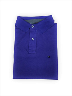 Camisa Polo T. Hilfiger Custom Fit Cor Roxa