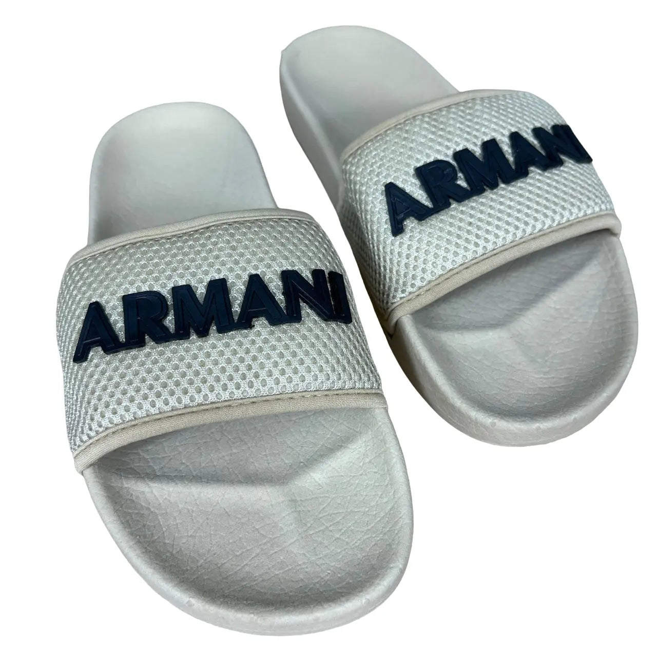 Chinelo Slide Armani Bege