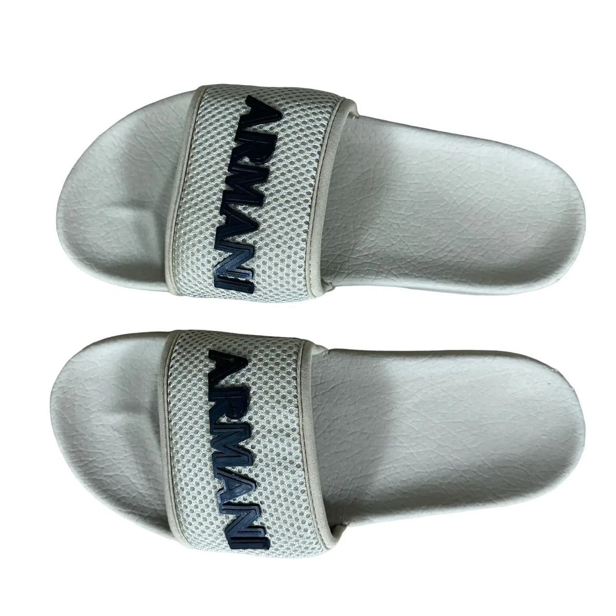 Chinelo Slide Armani Bege