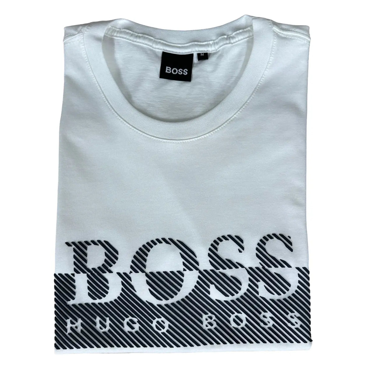 Camiseta Boss Masculina Manga Curta Cor Branca